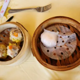 Shao Mai and Shrimp Dumplings