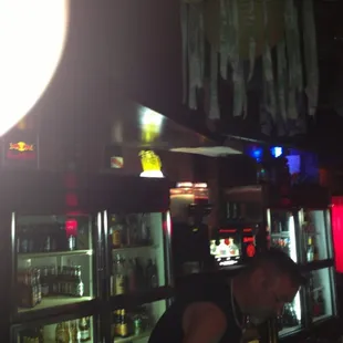 a bartender at a bar