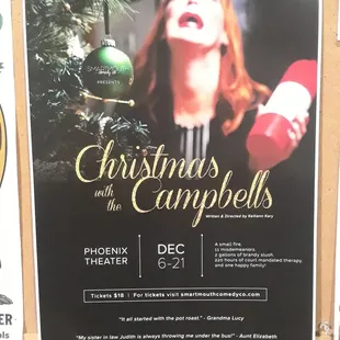 Christmas with the Campbell's poster.