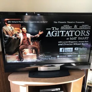 They are live streaming a reading of the Agitators right now!!