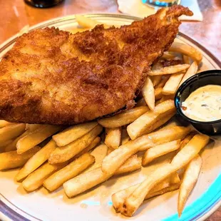 fish and chips, fish, food, seafood