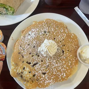 Chocolate chip pancake