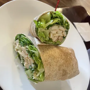 Chicken Caesar wrap