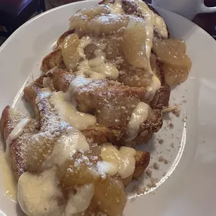 Apple Crumb French Toast