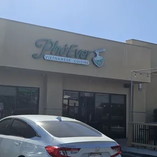 Front of restaurant
