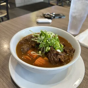 Beef stew with noodles
