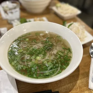Beef Pho with tendon &amp; brisket