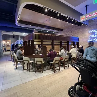 Staff wanted to squeeze 3 of us in the corner with the two empty chairs. I said no.