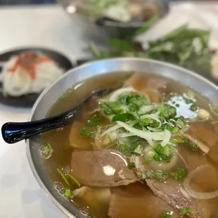 All ingredients in the pho are so fresh!