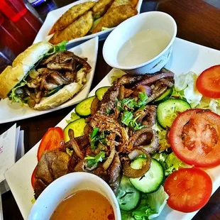Delightful Delicious Steak topped Salad