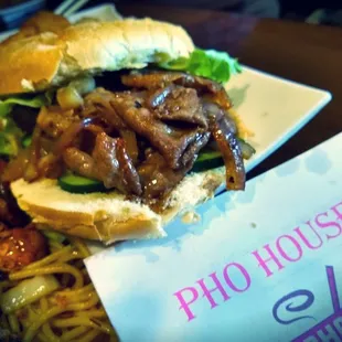 Vietnamese Beef n Onion Sandwich