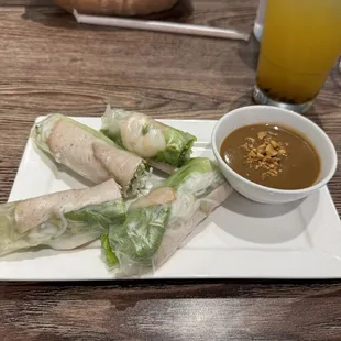 Goi Cuon (spring rolls)