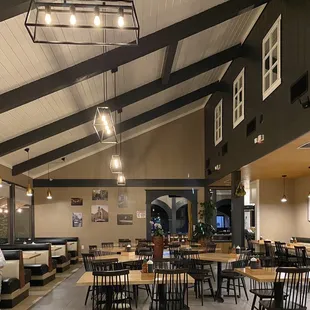 Inside main dining area