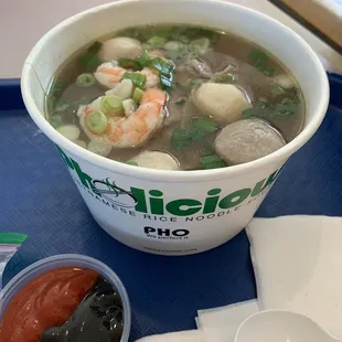 Pho that has a little bit of everything! So good!