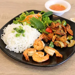 66.Vermicelli - Grilled Shrimp and Chicken