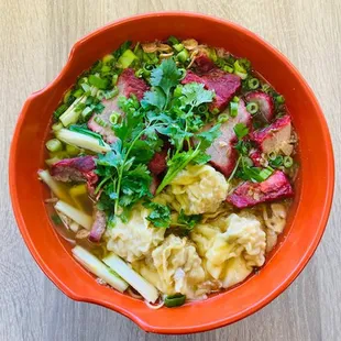 47. Egg Noodle Wonton &amp; Char Siu