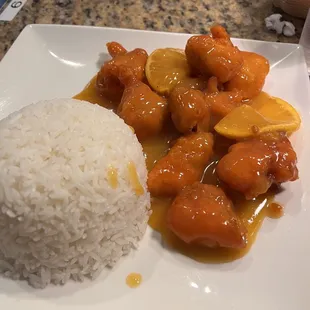 Orange chicken