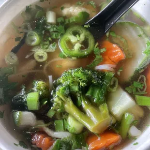 Veggie pho