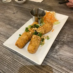 Number 3. (2) Grilled Sugarcane Shrimp