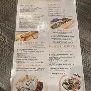 menu, sushi and sashimi