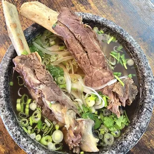 Beef rib pho