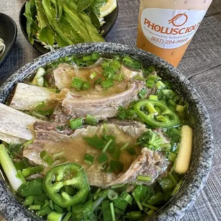 9. Rib Bones Pho / Phở Sườn Bò