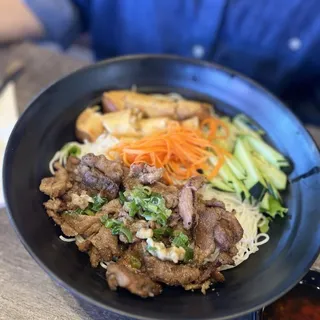 33. Pork and Egg Roll Noodle Salads / Bún Thịt Nướng Chả Giò