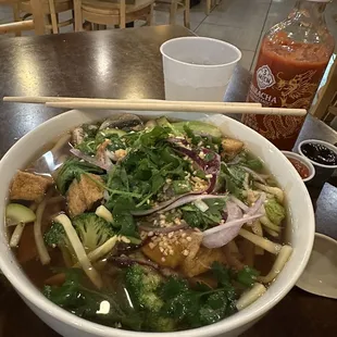 Veggie pho was even better than I remembered!