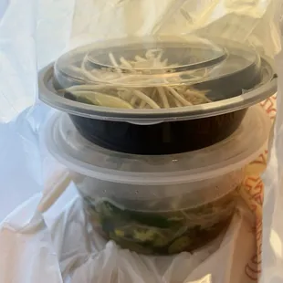 New take out containers. #Greater Spill Proof #reliable