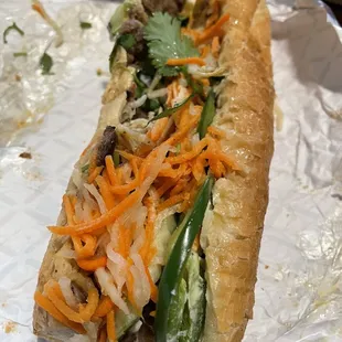 Pork bahn mi