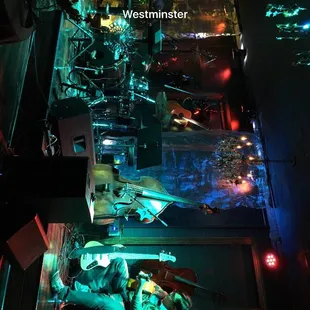 a group of people on a stage