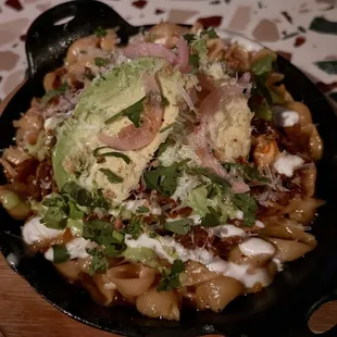 Loaded bbq mac &amp; cheese