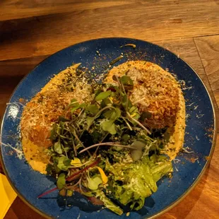 Furikake Jackfruit Crab Cakes