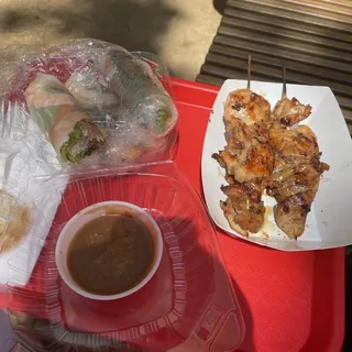 BBQ Chicken Skewers