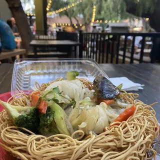 Bird Nest Seafood Chow Mein