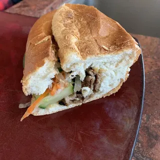 BBQ Pork Banh Mi Sandwich
