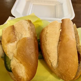 BBQ Chicken Banh Mi Sandwich