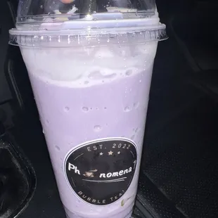 November 2023 Boba taro drink