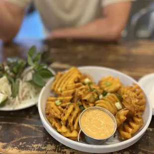 Curry Waffle Fries