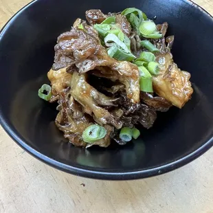 These were the crispy maitake mushrooms .... Food was so good we forgot to take photos of everything else