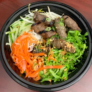 The Bun (grilled beef over vermicelli)