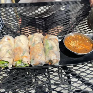 Grilled Pork N' Shrimp Spring Rolls