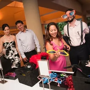 Photo booth props by Photo Box Hawaii