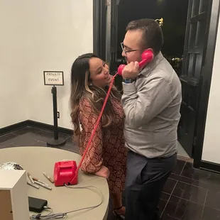 Our newest add-on for your wedding or special event is our Ring Ring Audio Guestbook in place of the traditional guest book. It&apos;s super cool