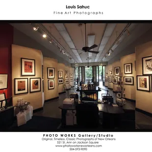 A view of the gallery.