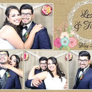 Rustic burlap wedding