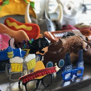 Glasses, hats, and lots of fun!