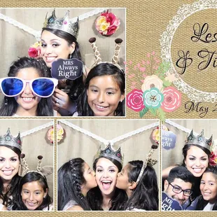 Our amazing family photo by the one and only PhotoBooth Geeks