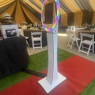 Photobomb with LED lights.