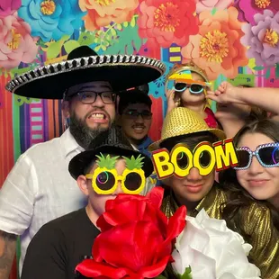 Mexican themed wedding. Greats props to make the pictures pop!